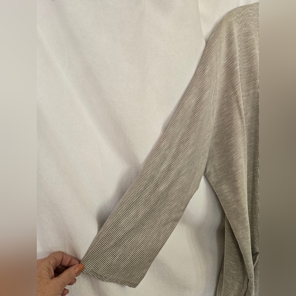 DONNI. Sandwash Cardigan NWT Long Open Front Cotton Blend Size OS - Picture 7 of 9